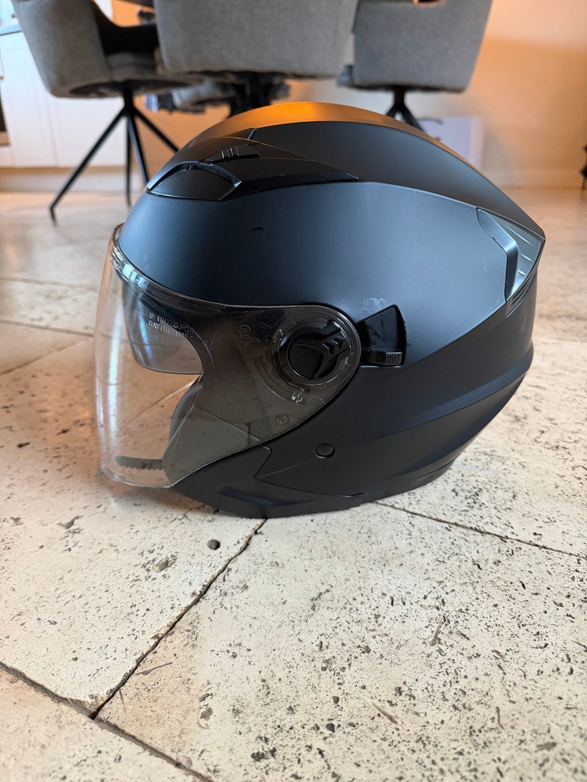 Nieuwe Vinz helm, Ophalen, Nieuw zonder kaartje, M, Jethelm
