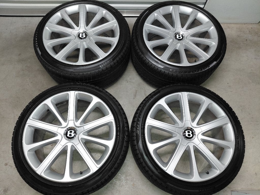 Originele 21 inch winterset Bentley GT / GTC / Flying Spur, Ophalen