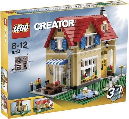 LEGO 6754 CREATOR WOONHUIS, Kinderen en Baby's, JacobTrade B.V., Compleet, Lego, Nieuw
