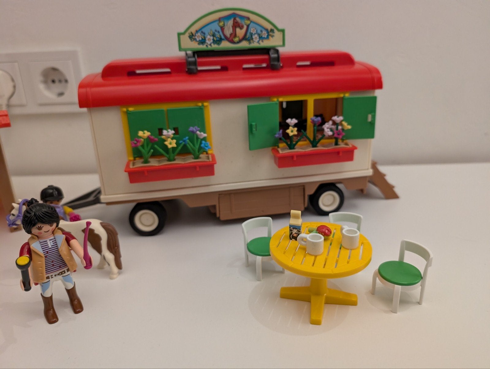 Playmobil Paardenwagen met accessoires, Ophalen of Verzenden, Zo goed als nieuw, Jongen of Meisje