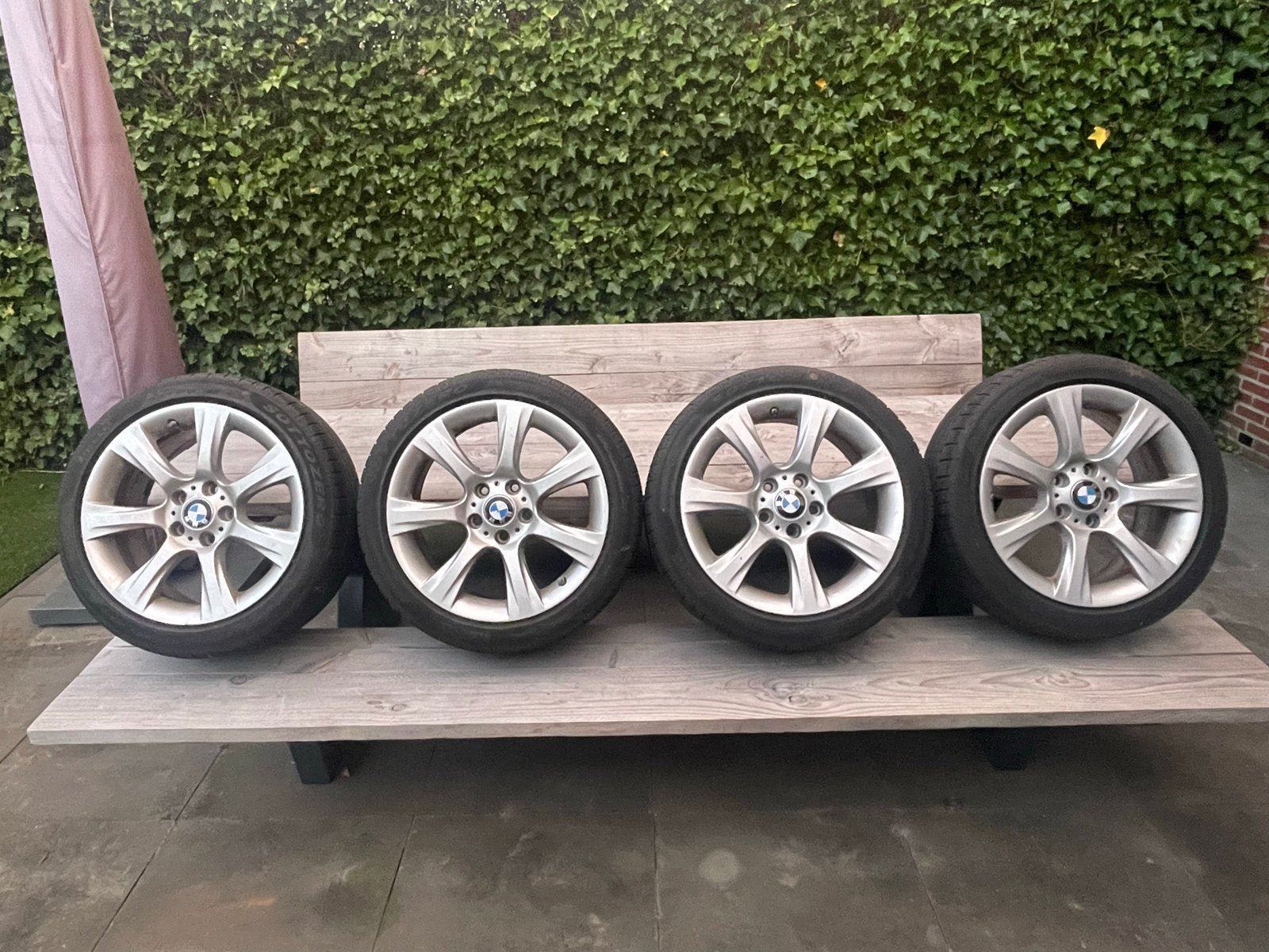 18 inch Originele BMW velgenset (winter) met Pirelli runflat, Ophalen, 18 inch, Gebruikt, Banden en Velgen