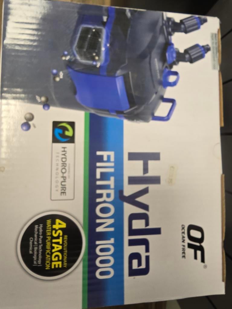Gloednieuwe hydra filtron 1000 te koop met extra's, Dieren en Toebehoren, Ophalen of Verzenden
