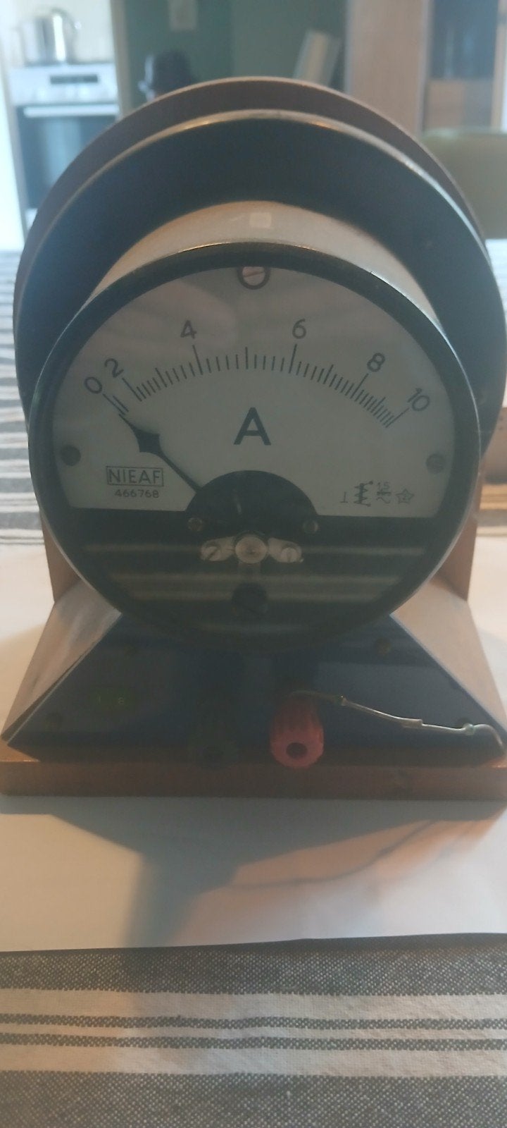 Vintage NIEAF Amperemeter - Model 466768, Antiek en Kunst, Ophalen