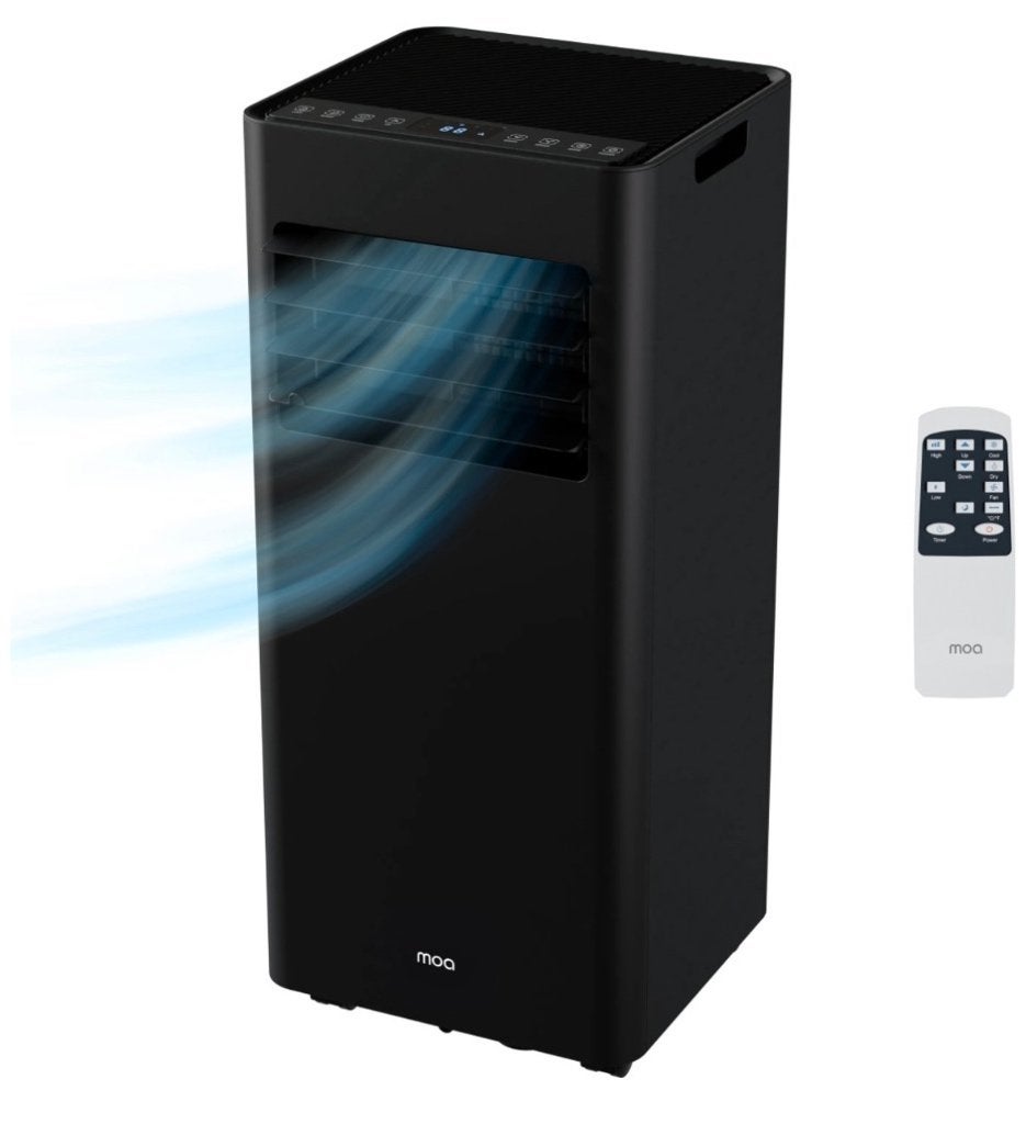 MOA Mobiele Airco - Met Afstandbediening, Ophalen, Minder dan 60 m³, Timer, 3 snelheden of meer