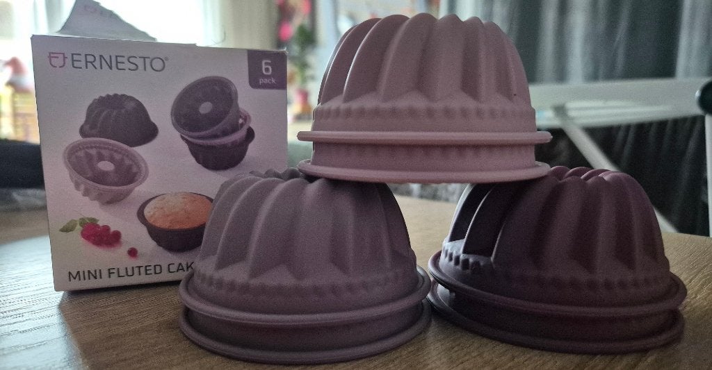 4 sets Ernesto Siliconen Bakvormpjes, Ophalen of Verzenden, Nieuw, Taarten of Cupcakes, Bakvorm
