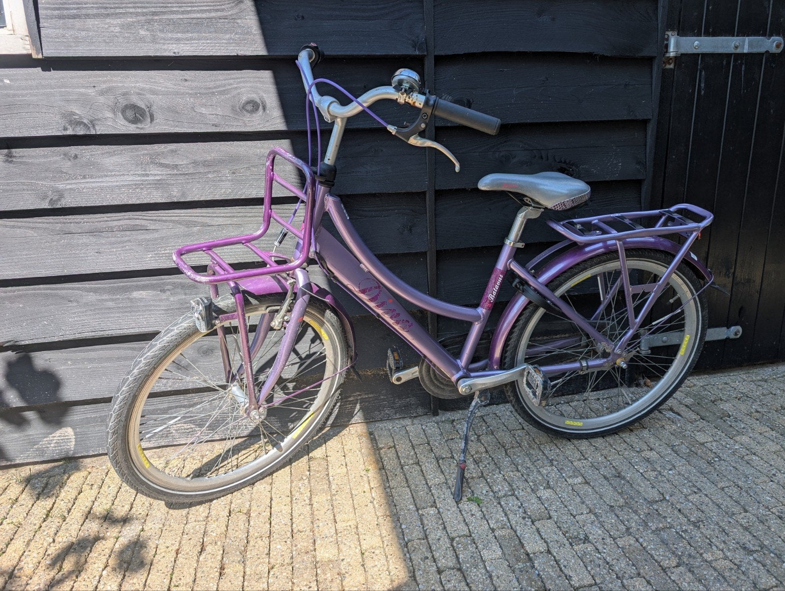 Batavus Diva meisjesfiets 24 inch – 3 versnellingen, Terugtraprem, Gebruikt, Versnellingen, 50 tot 53 cm