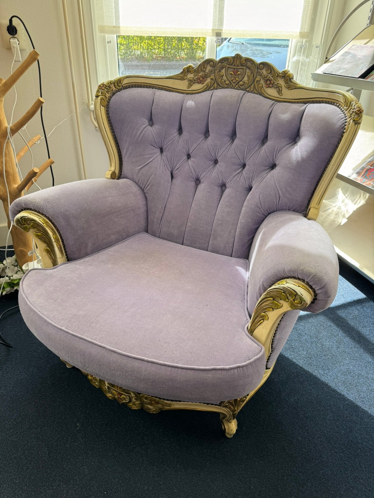 Troonstoel, prinsessenstoel, Ophalen, Gebruikt, 75 tot 100 cm, 75 tot 100 cm