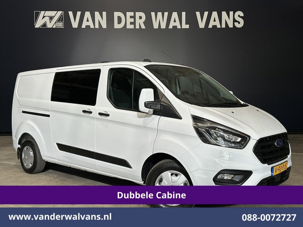 Ford Transit Custom 2.0 TDCI 131pk L2H1 Dubbele Cabine Euro6, Voorwielaandrijving, Gebruikt, 4 cilinders, 2800 kg