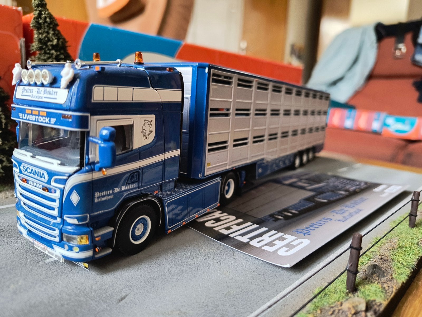 Wsi Scania Peeters De Bakker, Ophalen of Verzenden, Zo goed als nieuw, Bus of Vrachtwagen, Wsi