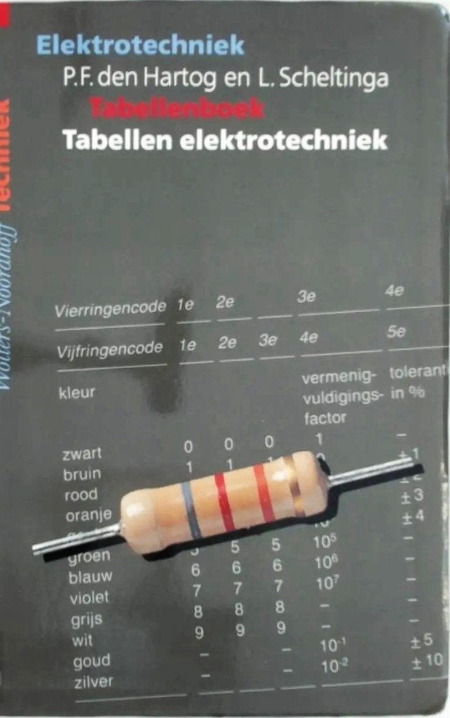 TABELLEN ELEKTROTECHNIEK, Boeken, Techniek, Ophalen of Verzenden, Zo goed als nieuw, Overige onderwerpen