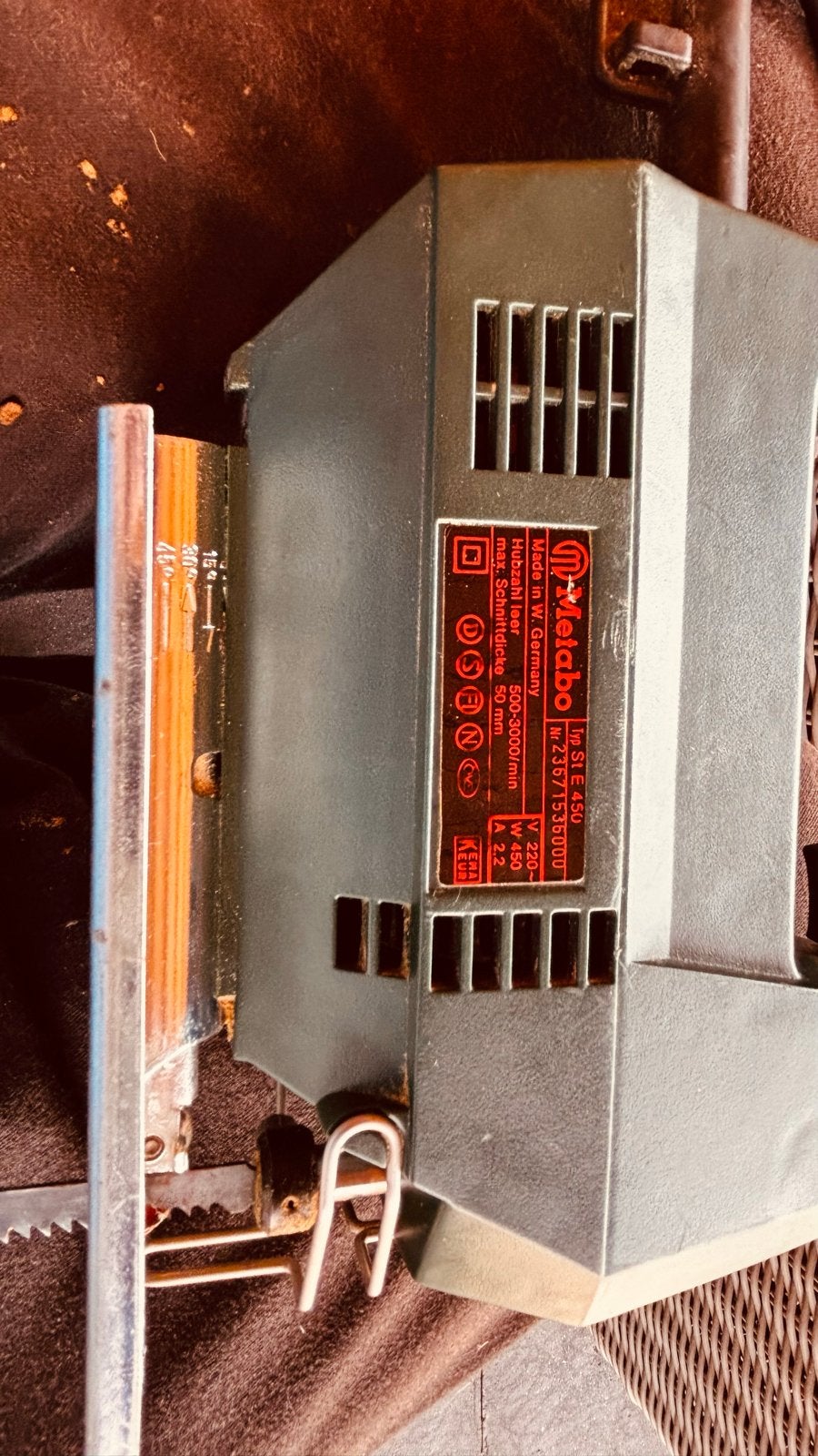 Metabo Decoupeerzaag STE 450 - Krachtig en Betrouwbaar, Gebruikt, Verzenden, Decoupeerzaag, 30 tot 70 mm