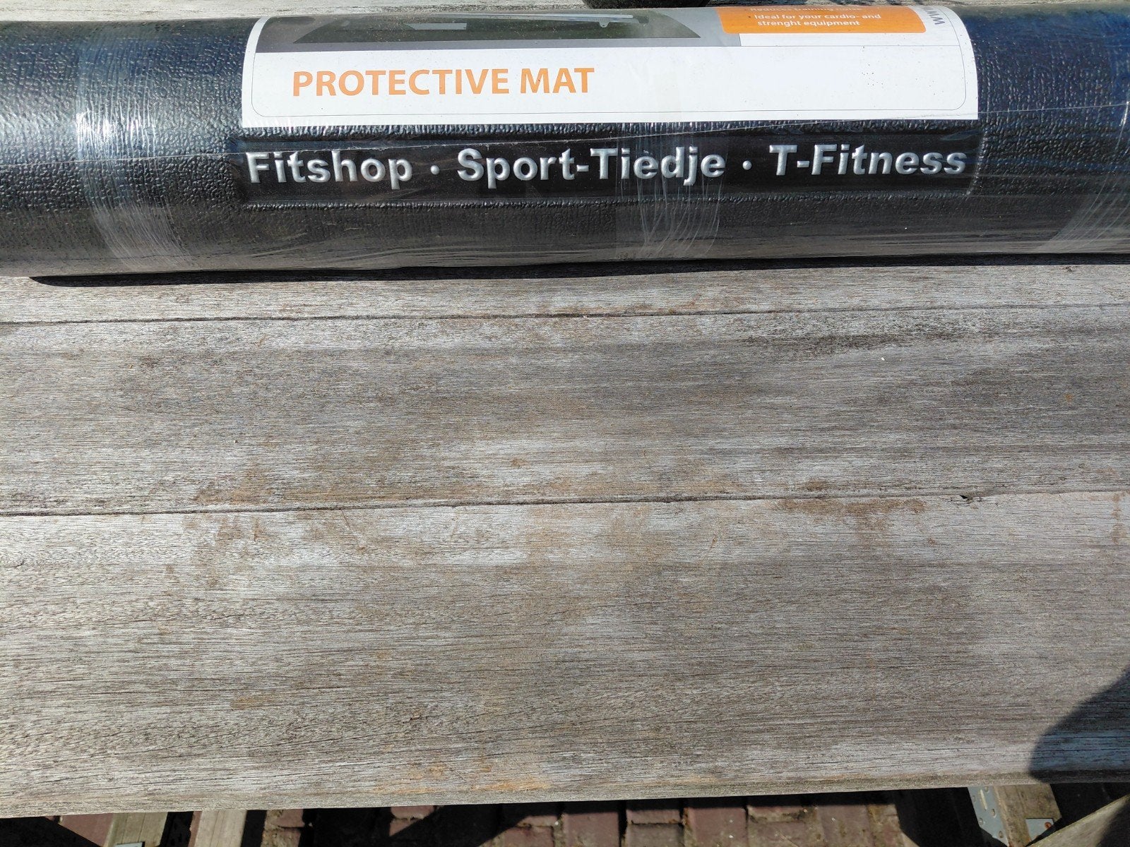 Nieuwe T-Fitness beschermmat voor fitnessapparatuur, Ophalen of Verzenden, Nieuw, Fitnessmat