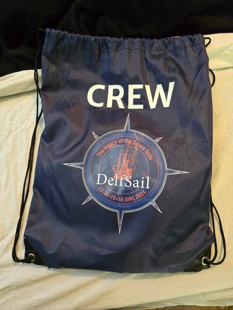 Delfsail vlag in Delfsail crew rugzakje, -, -, Overige typen, Ophalen of Verzenden