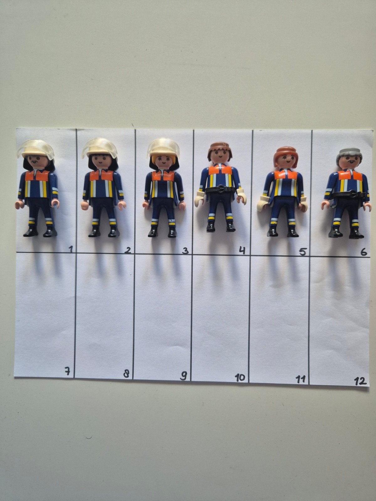 Playmobil Poppetjes Brandweer met Accessoire, Ophalen of Verzenden, Gebruikt, Losse onderdelen, Figuren