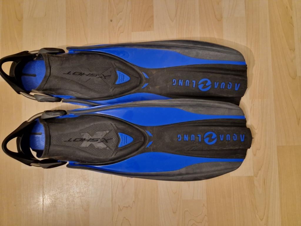 Aqualung Xshot Duikvliezen Maat S, Ophalen of Verzenden, Gebruikt, Zwem- of Duikvliezen