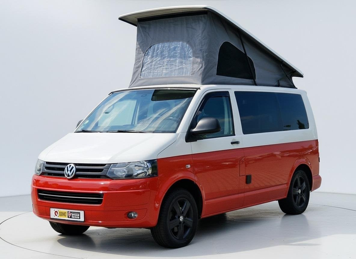 Volkswagen Transporter 2.0 TDI 140PK DSG L1H1 5-PERS SMALLAN, Caravans en Kamperen, Campers, Automaat, Buscamper of Camperbus