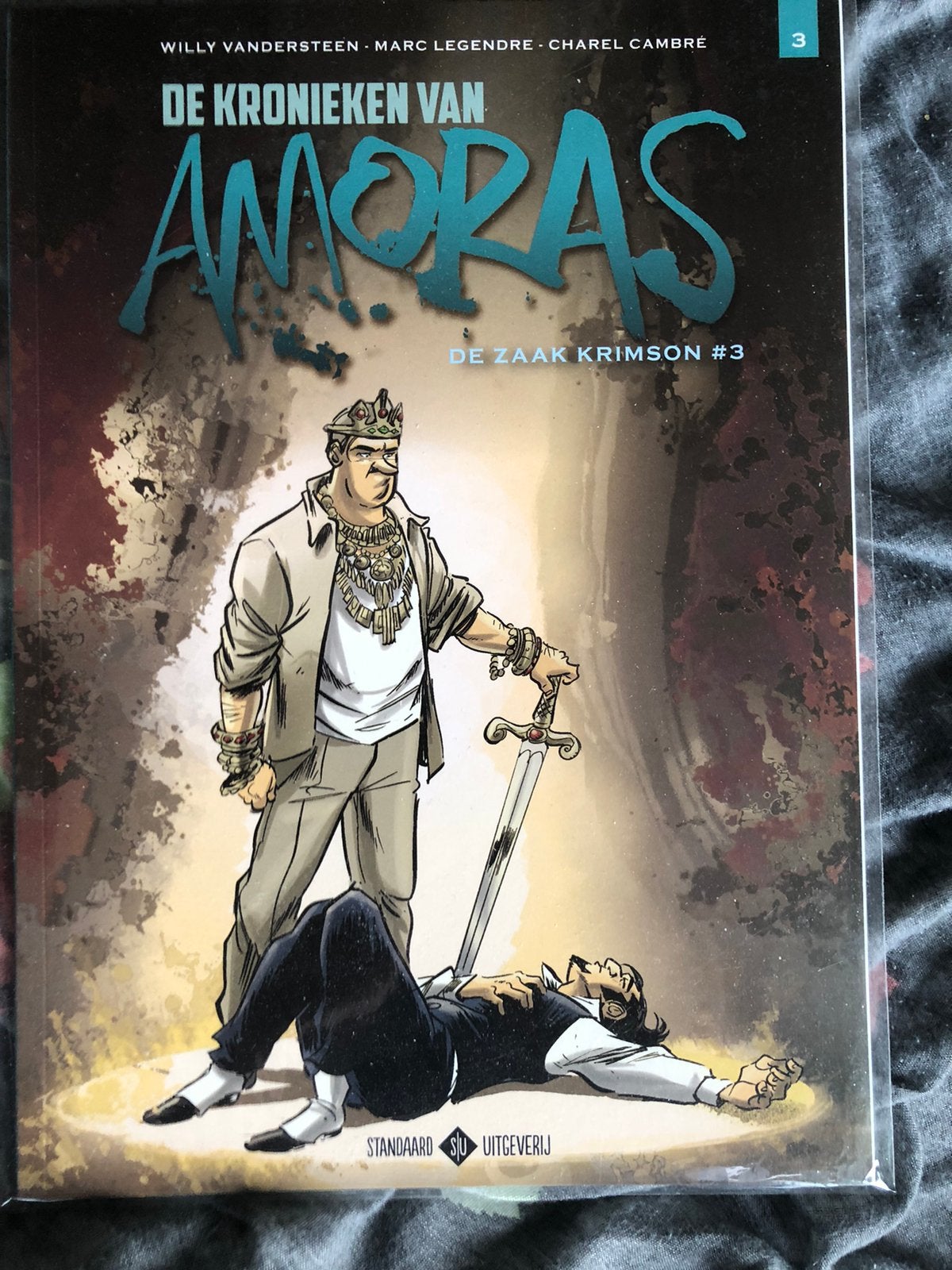 De kronieken van Amoras - De zaak Krimson 3, Eén stripboek, Ophalen of Verzenden, Zo goed als nieuw