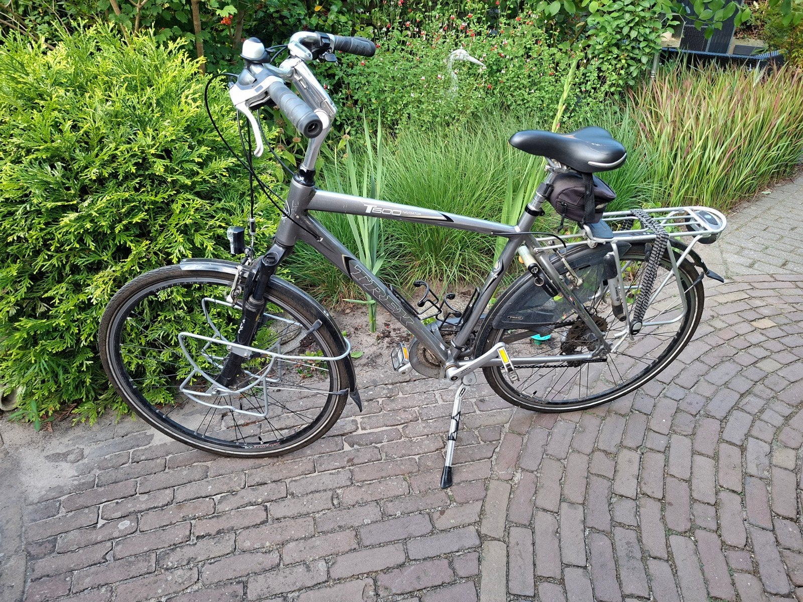 Trek T600 Herenfiets 28 inch, 57cm, 24 versnellingen, Gebruikt, Velgrem, Versnellingen, 57 tot 61 cm