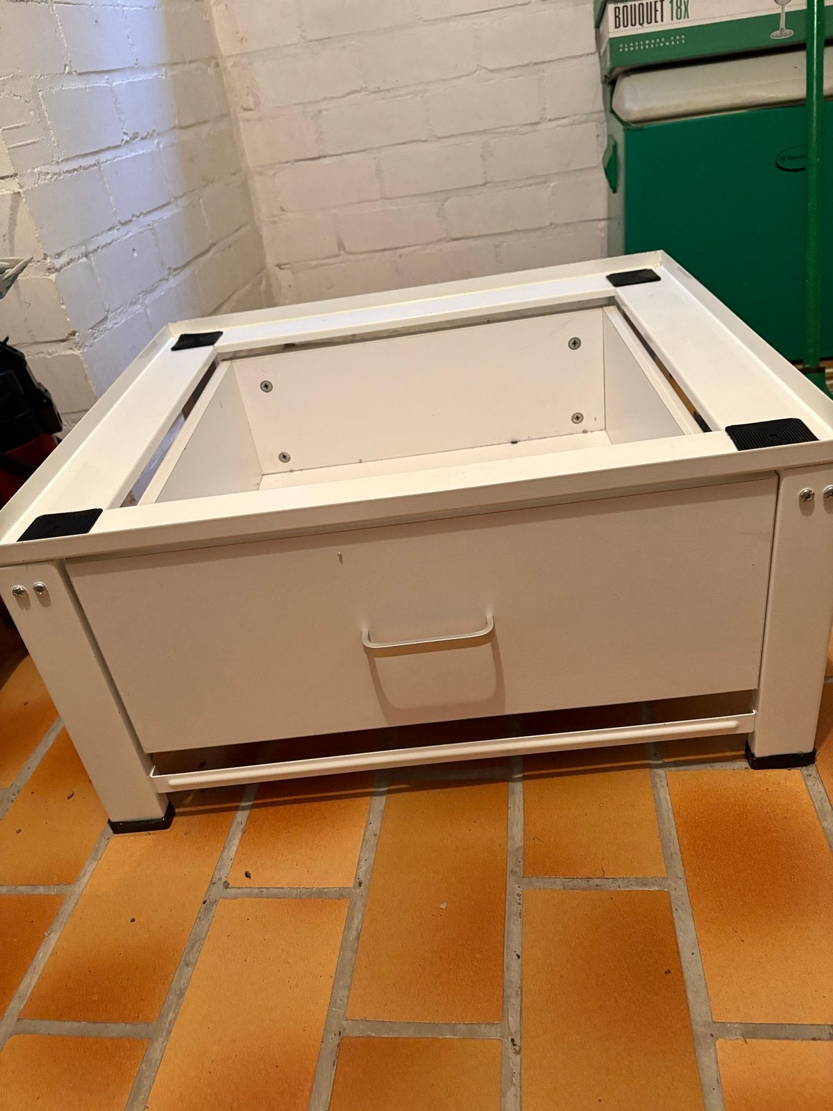 Wasmachine/wasdroger verhoger met lade - Zo goed als nieuw