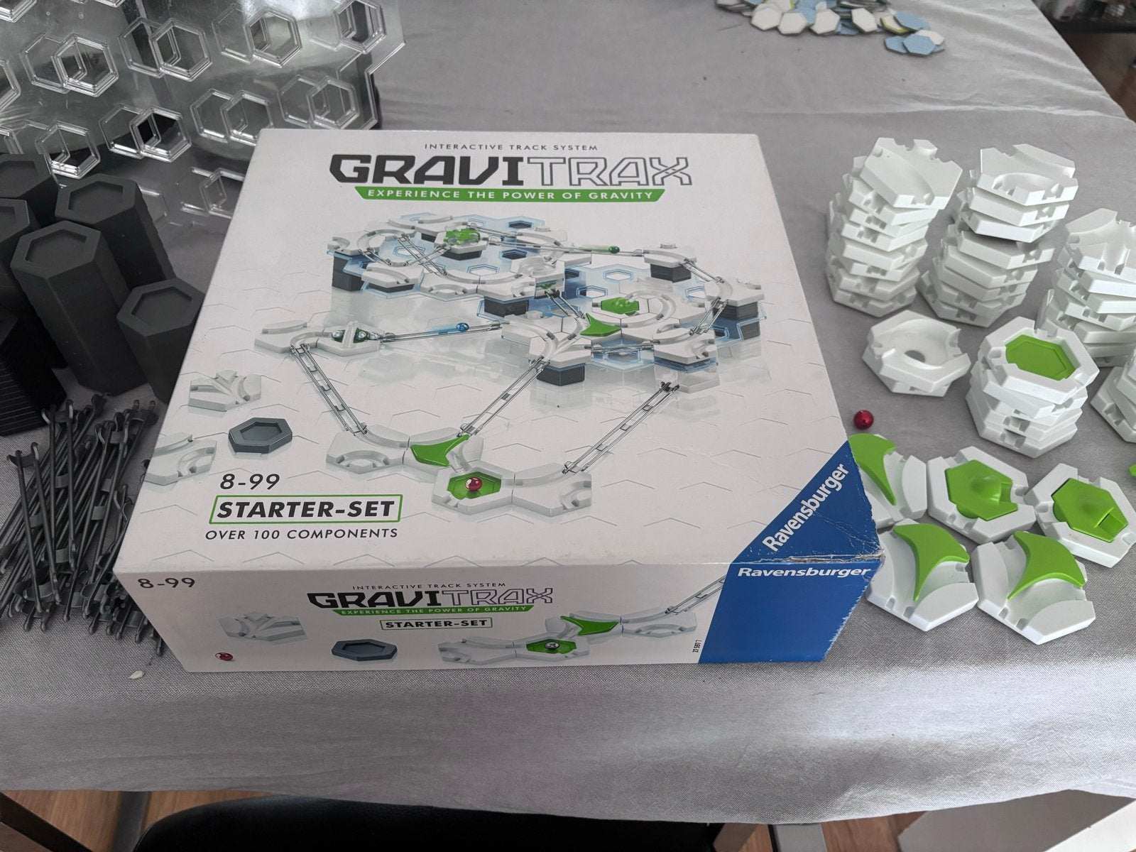 GraviTrax Starter-Set met 3 uitbreidingen, Ophalen, Zo goed als nieuw, Bouwen