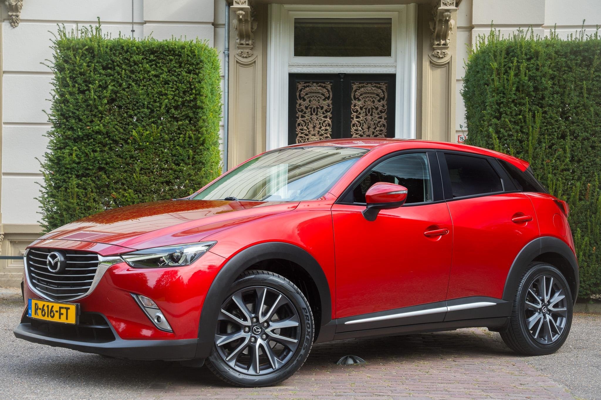 Mazda CX-3 2.0 SkyActiv-G 120 GT-M TREKHAAK | CAMERA | LEDER, Auto's, Euro 6, 4 cilinders, Automatische klimaatregeling, Leder