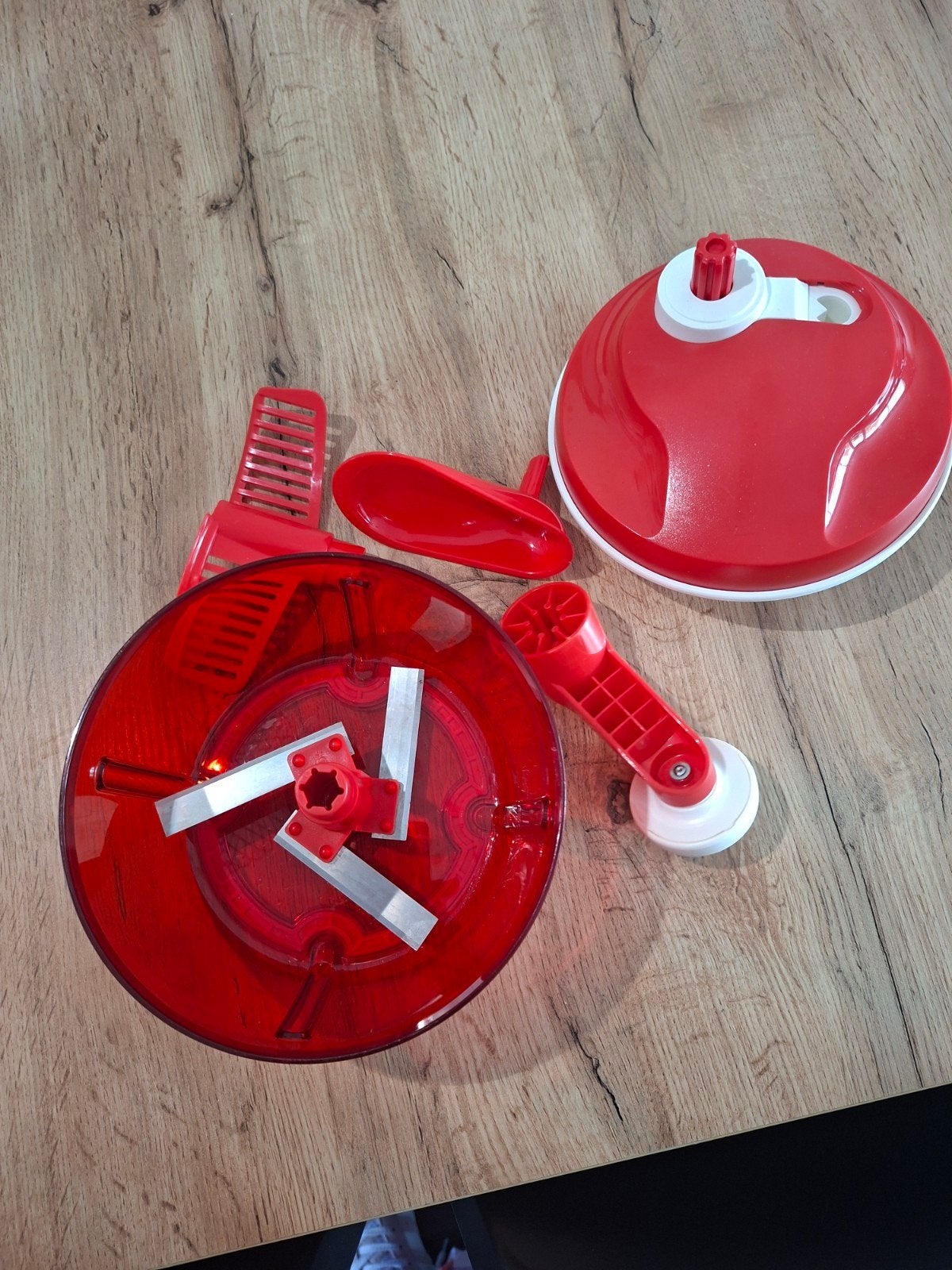 Tupperware Quickchef met alle accessoires, Huis en Inrichting, Ophalen of Verzenden, Zo goed als nieuw, Rood