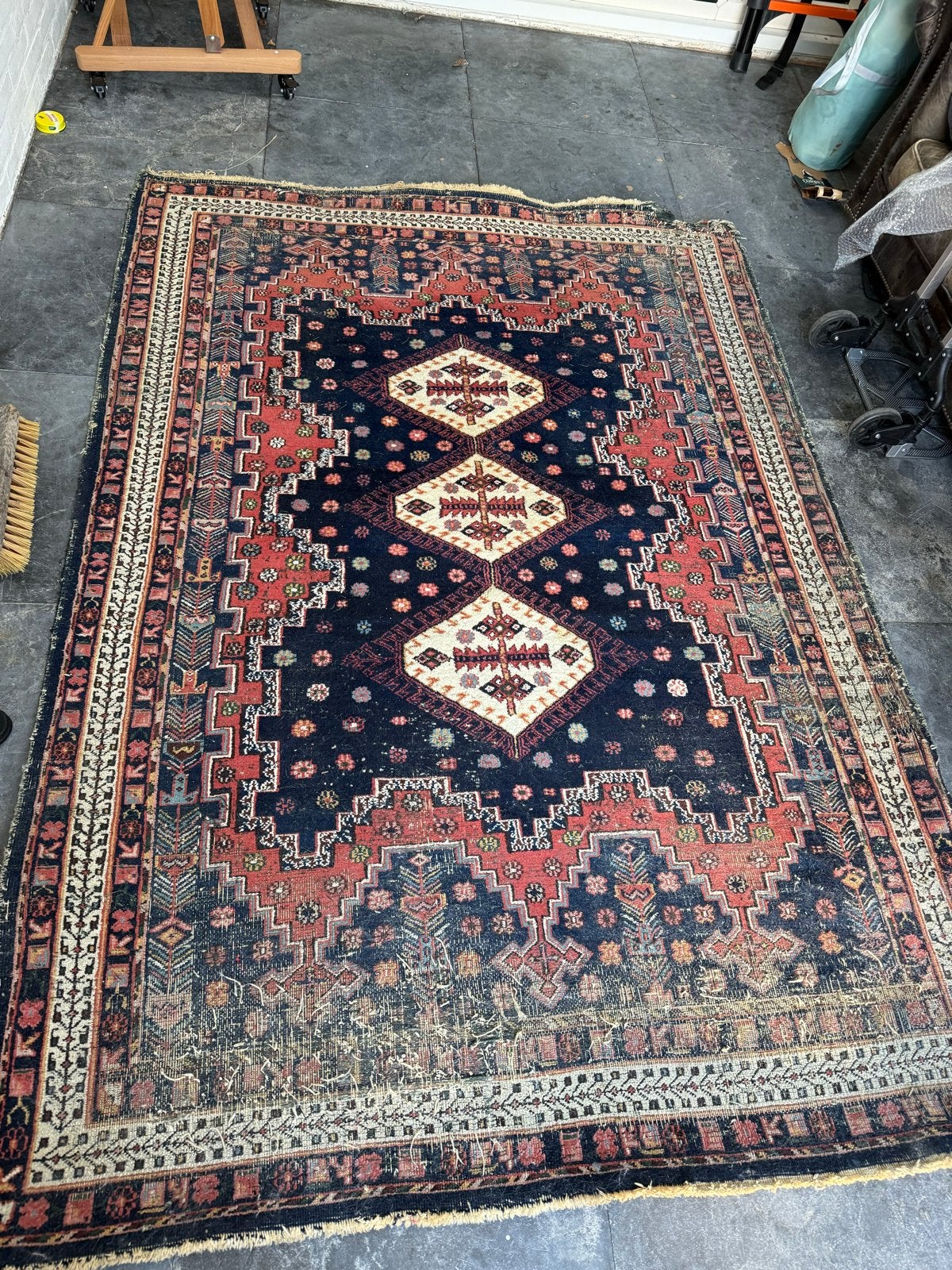 Echt handgeknoopt Perzisch tapijt - 240x170 cm, Huis en Inrichting, Stoffering | Tapijten en Kleden, Ophalen, Gebruikt, 150 tot 200 cm