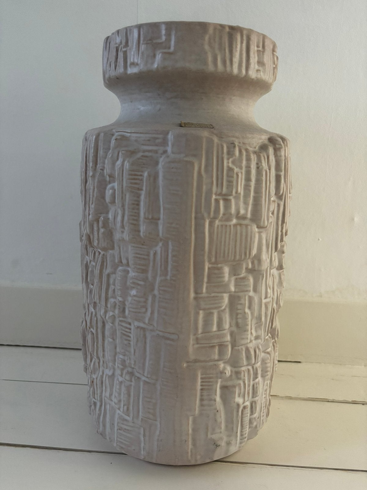 Brutalist vaas Carstens Keramik West-Germany 40 cm, Ophalen of Verzenden