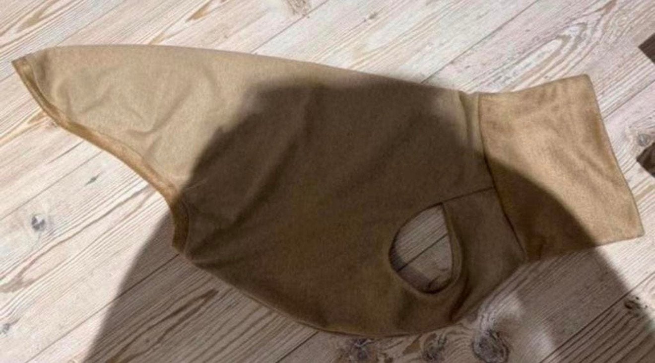 Jumper hondentrui trui hond ecru fleece NIEUW L2, Ophalen, Nieuw, Hondentrui