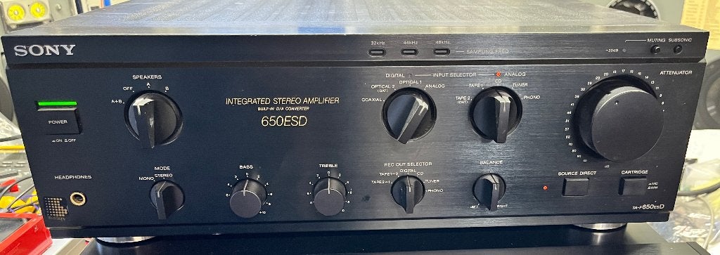 Versterker Sony, Audio, Tv en Foto, Versterkers en Receivers, Ophalen, Gebruikt, 60 tot 120 watt, Sony