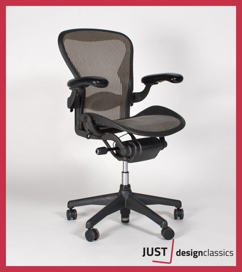 Herman Miller Aeron maat B Grafiet Full option (voorraad:5), Niet ingevuld, Zo goed als nieuw, Niet ingevuld, Niet ingevuld