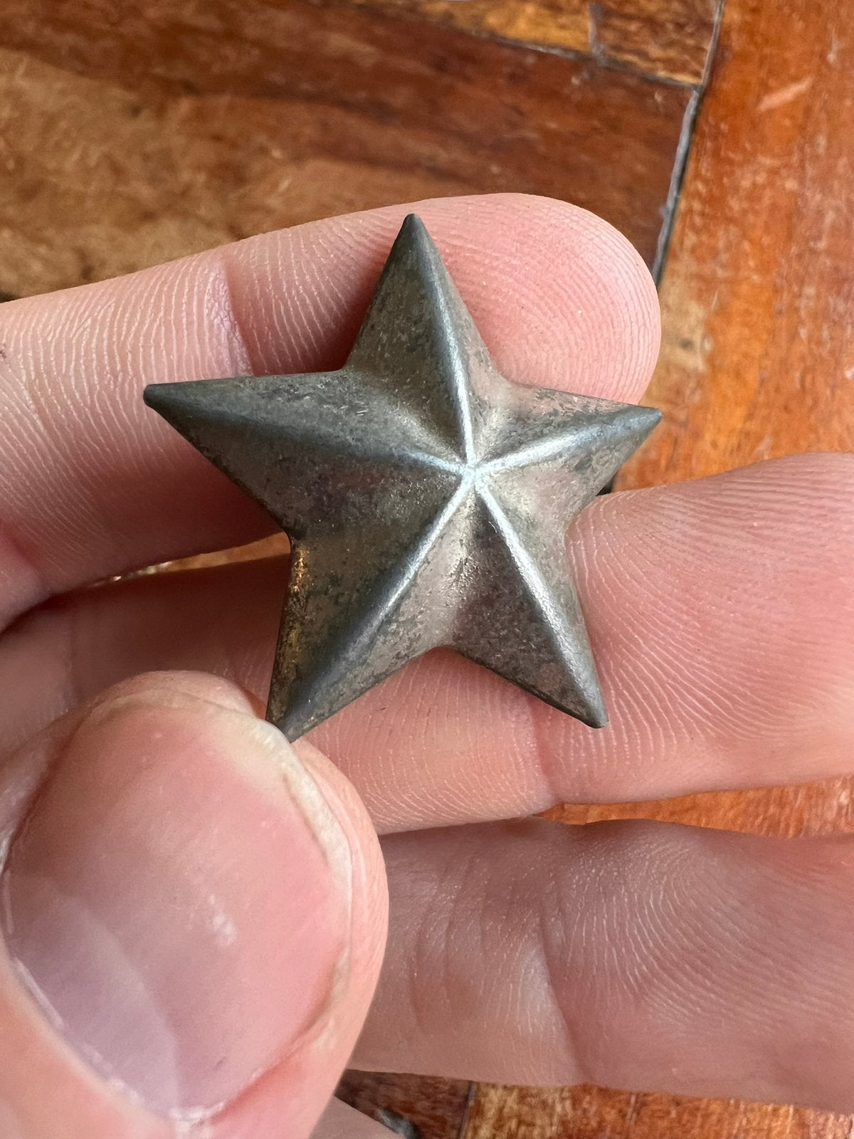 WO2 Amerikaans General 's Star Embleem screwback, Amerika, Verzenden, Embleem of Badge