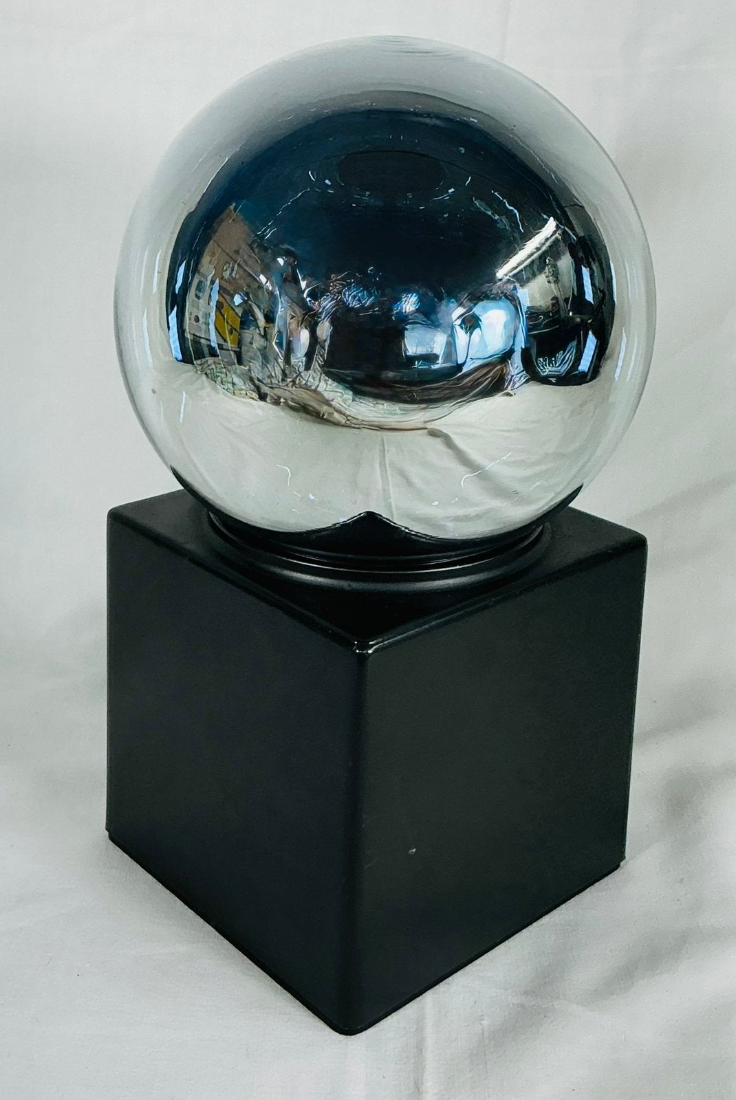 Philips Vintage design kubus space age spiegelbol lamp, Verzenden