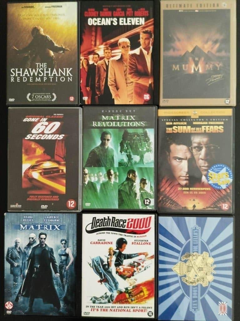 PARTIJ DVD'S, Vanaf 12 jaar, Ophalen of Verzenden, Gebruikt, Boxset