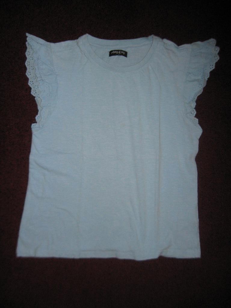 Amy & Ivy lichtblauw T-shirt maat S, Blauw, Ophalen of Verzenden, Korte mouw, Maat 36 (S)