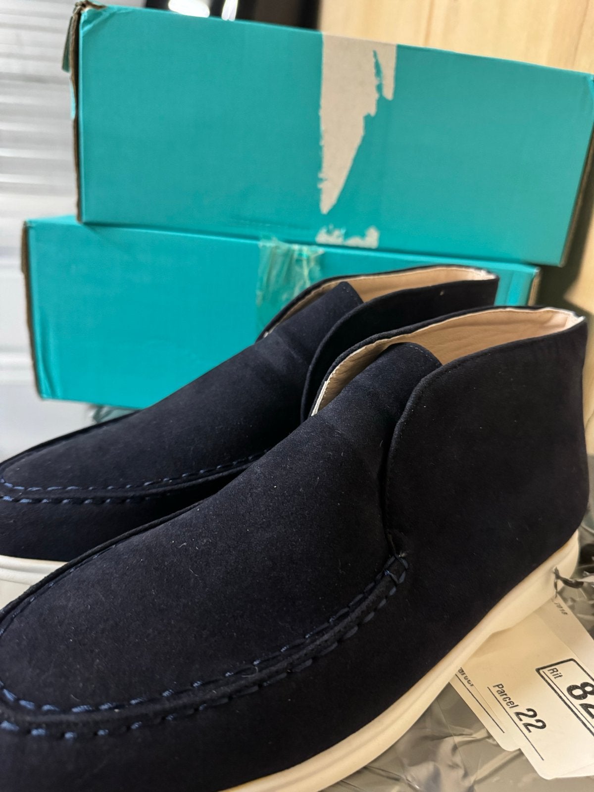 Nieuwe Suède Loafers - 32 paar, Kleding | Heren, Schoenen, Ophalen, Nieuw, Blauw, Loafers