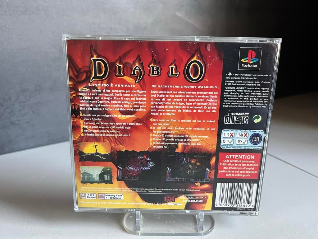 Diablo - PlayStation 1 (PS1) Klassieker RPG, Gebruikt, T, Ophalen of Verzenden, Role Playing Game (Rpg)