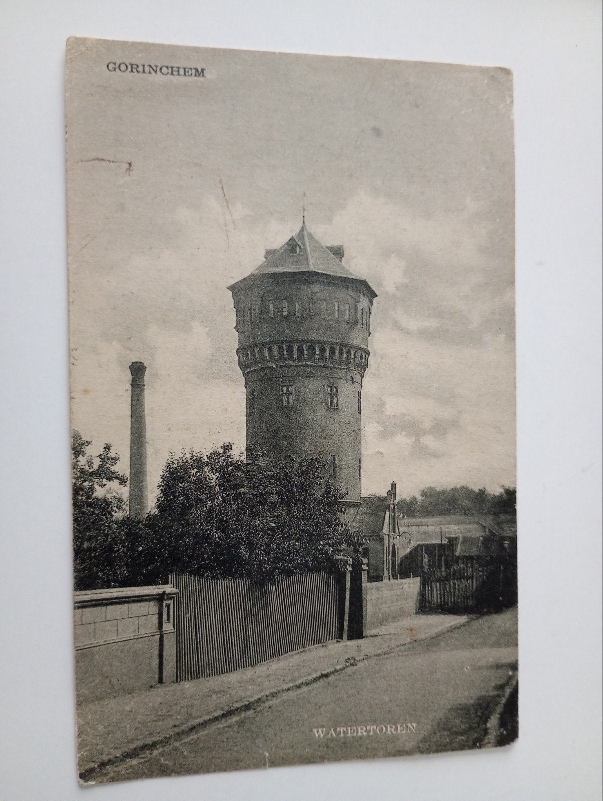 Gorinchem Watertoren 1922, Ophalen of Verzenden, 1920 tot 1940, Gelopen, Zuid-Holland