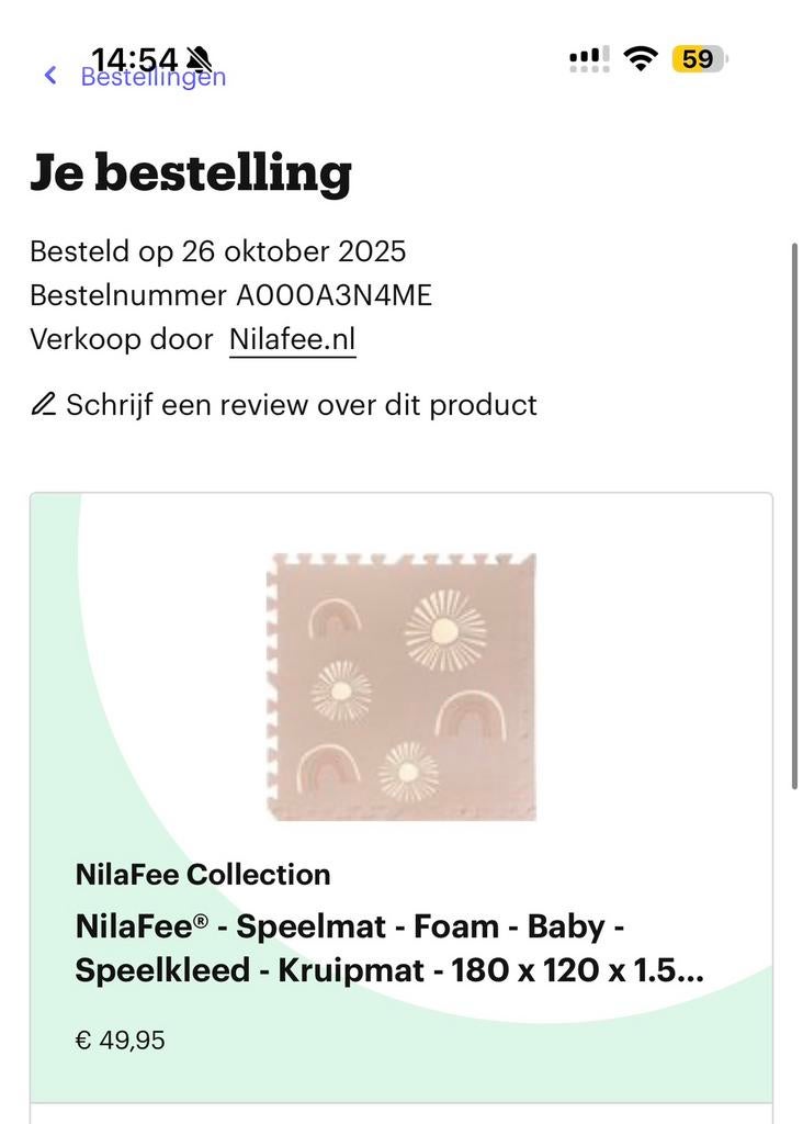 Speelbox met faom mat, Kinderen en Baby's, Boxen, Ophalen of Verzenden, Zo goed als nieuw