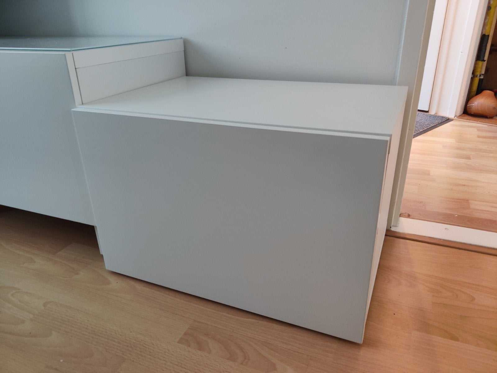 IKEA BESTÅ wit met LAPPVIKEN deur en scharnieren, Ophalen of Verzenden, Zo goed als nieuw