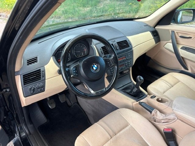 BMW X3 2.5i Executive ECC Audio/CD Leder El. pakket LMV 18", Auto's, Beige, Zwart, Bedrijf, Handgeschakeld