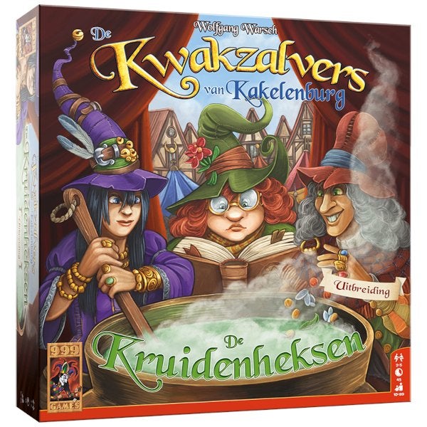 De Kwakzalvers van Kakelenburg De Kruidenheksen 999 Games, 999 Games, Nieuw, Ophalen of Verzenden, Vijf spelers of meer