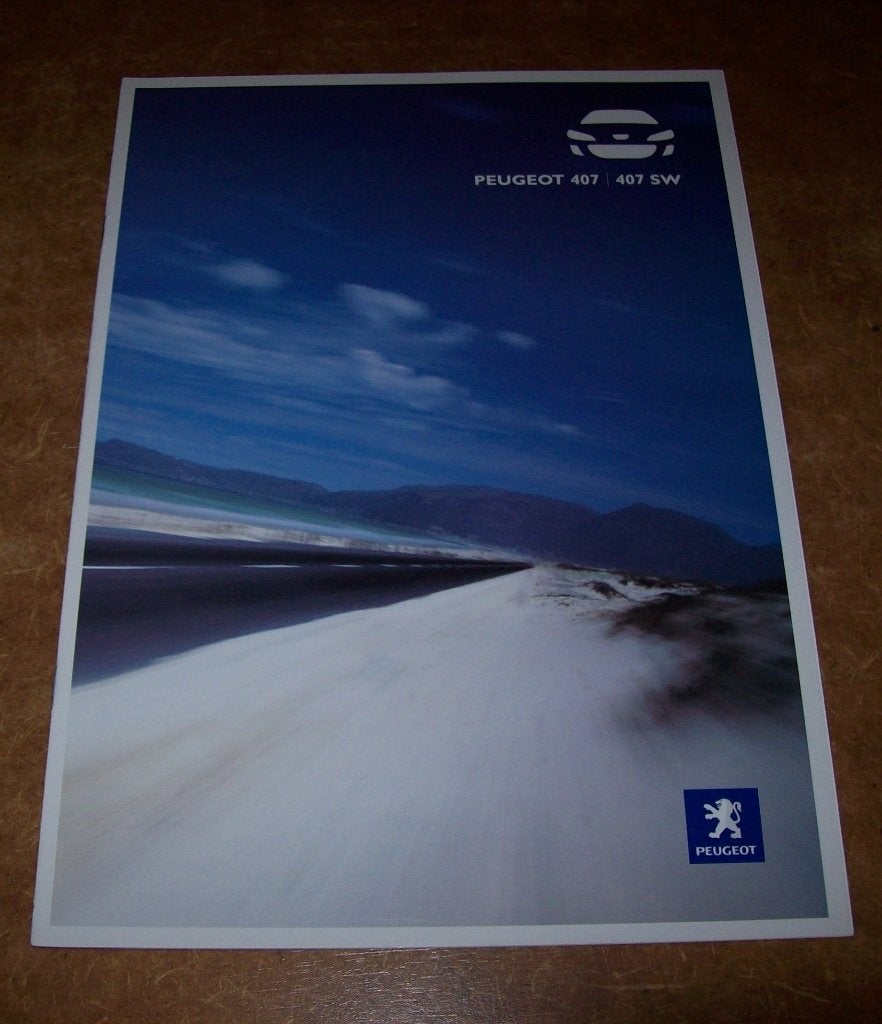 previewbrochure nieuwe Peugeot 407, Ophalen of Verzenden, Nieuw, Peugeot