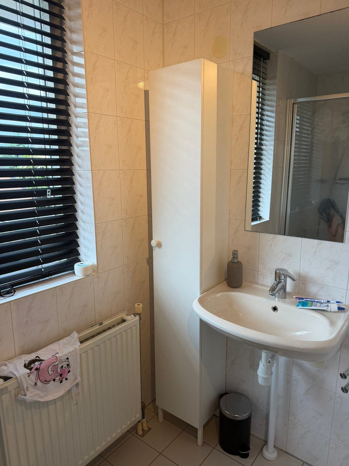Ikea badkamer kasten Nysjon, Ophalen, (Half)hoge kast, Minder dan 50 cm, Zo goed als nieuw