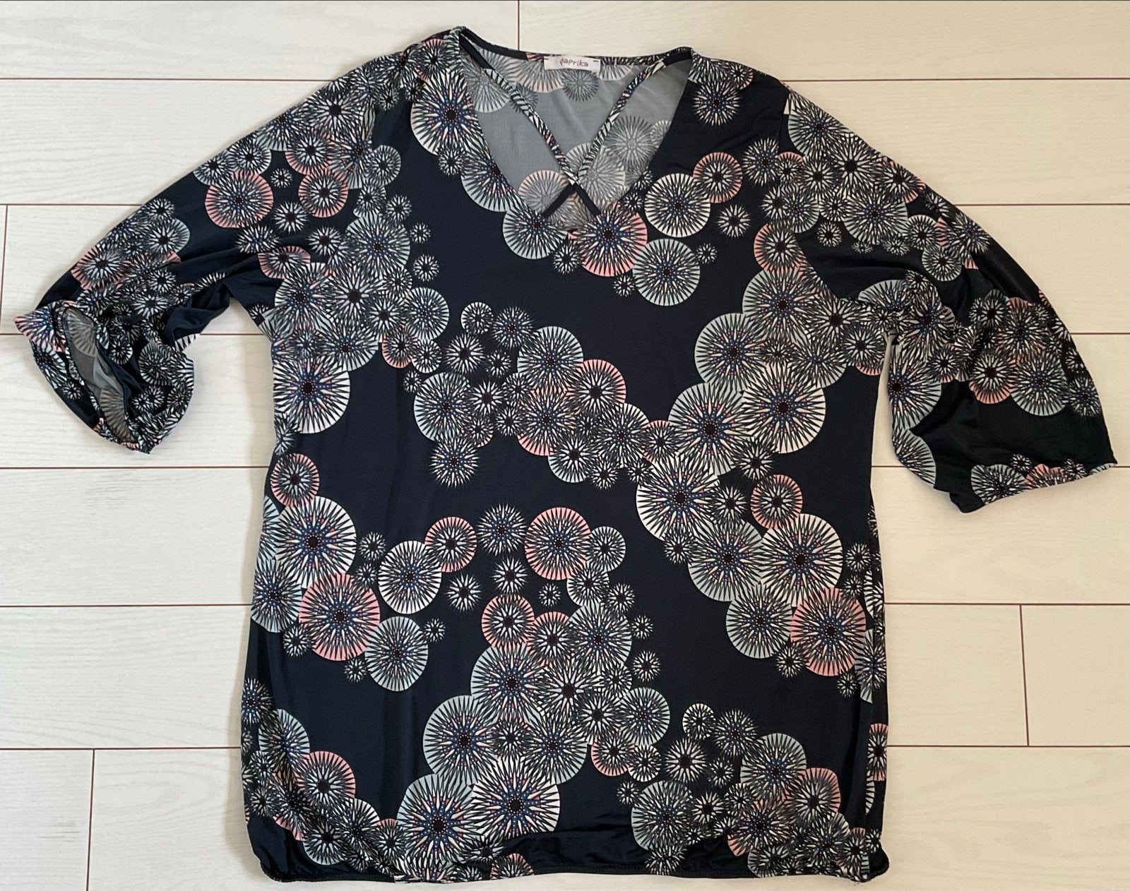 Paprika blouse maat 3 (48), Ophalen of Verzenden, Zo goed als nieuw, Maat 46/48 (XL) of groter, Meerkleurig