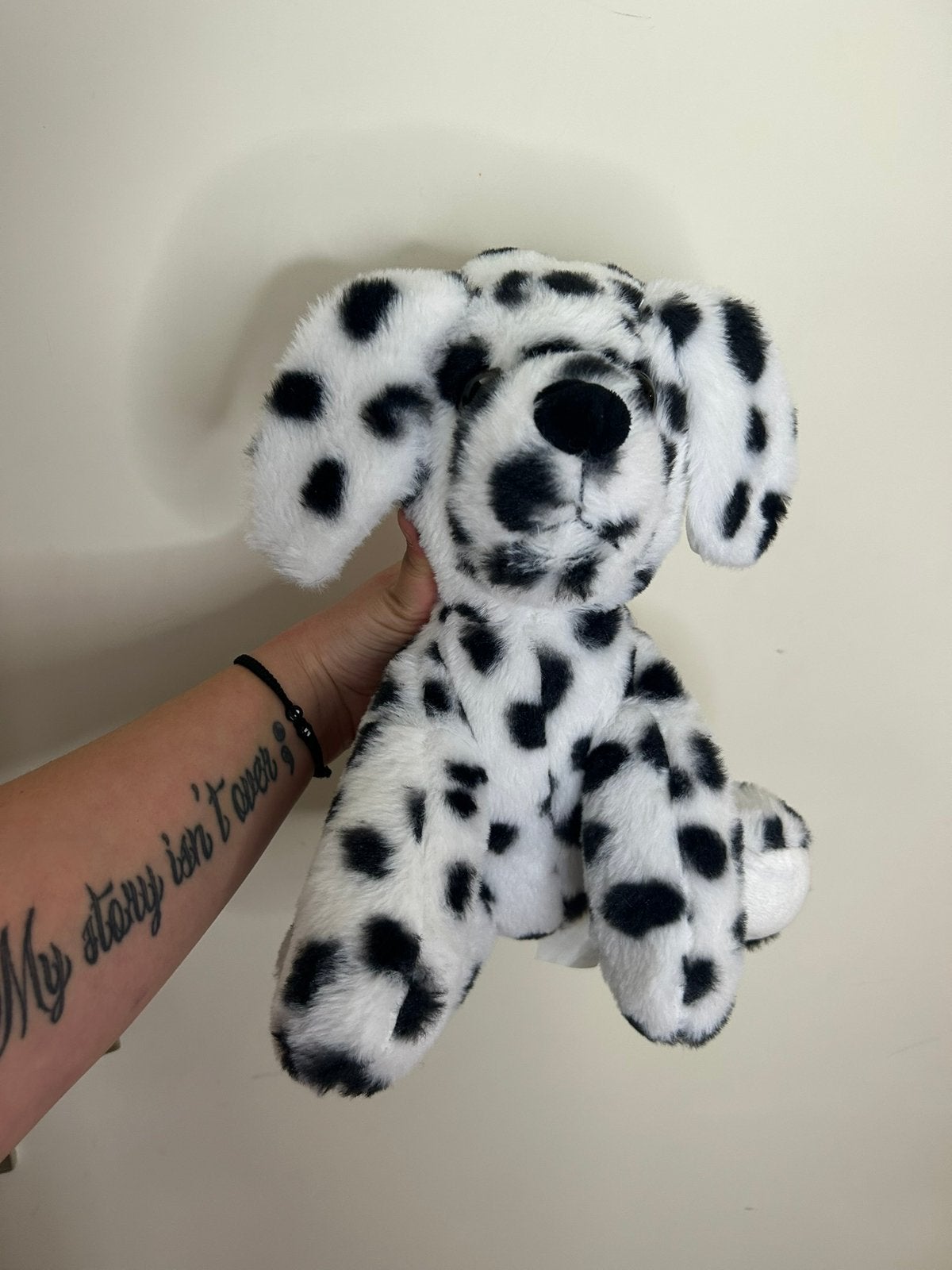 Dalmatiër honden knuffel | Tedi | als nieuw, Overige merken, Overige karakters, Middelgroot (20 tot 80 cm), Wit