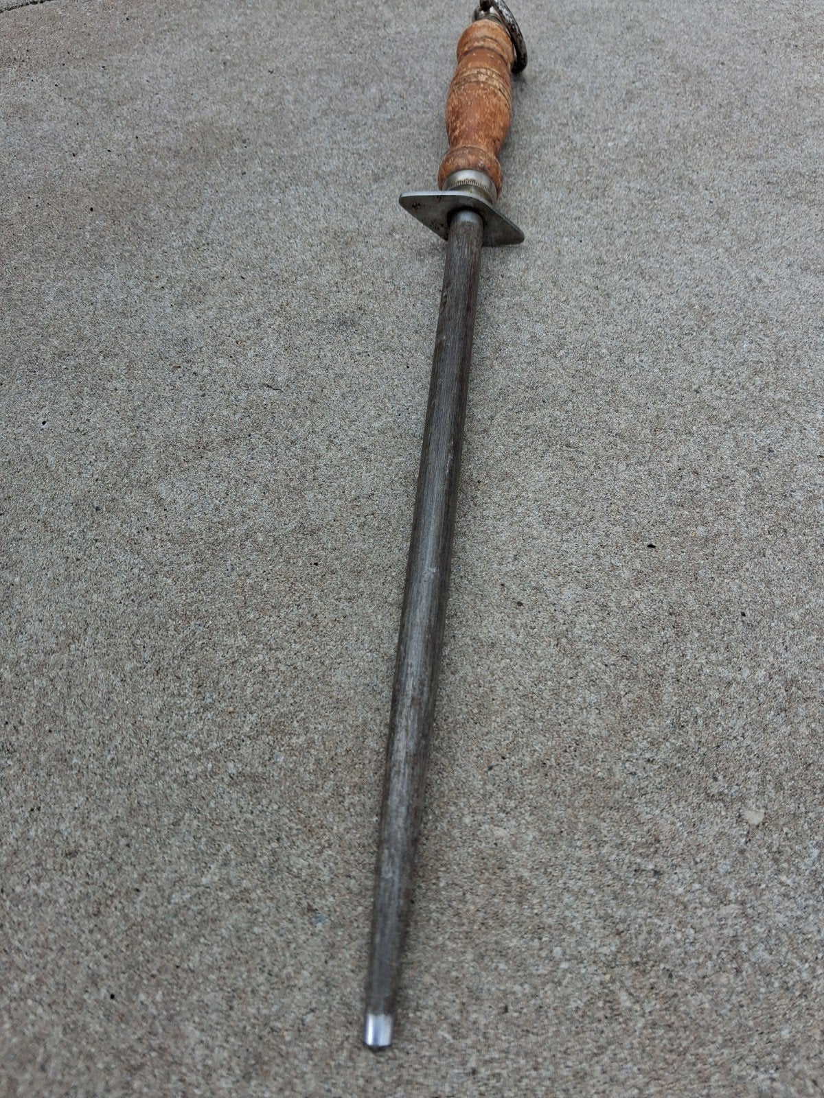 Vintage Aanzetstaal met Houten Handvat, Ophalen of Verzenden