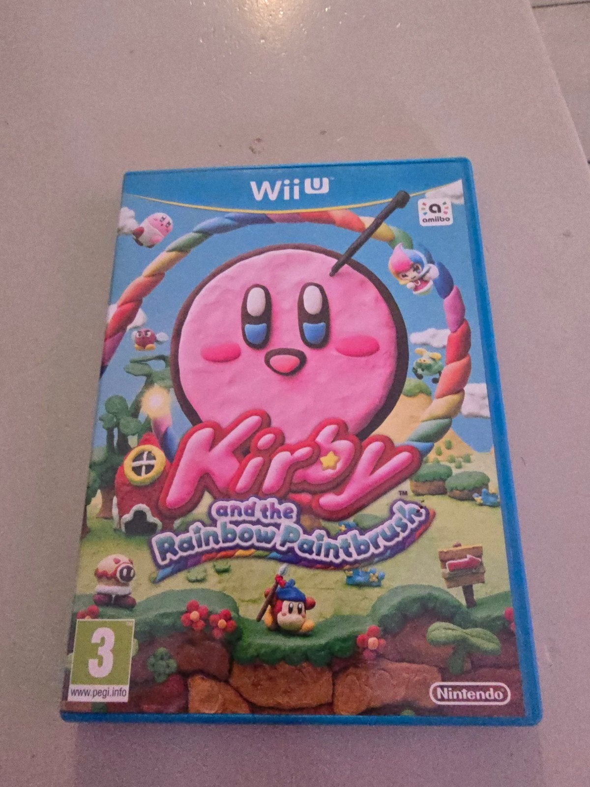 Kirby and the Rainbow Paintbrush - Wii U (Zo goed als nieuw), 1 speler, Ophalen of Verzenden, Zo goed als nieuw, Vanaf 3 jaar