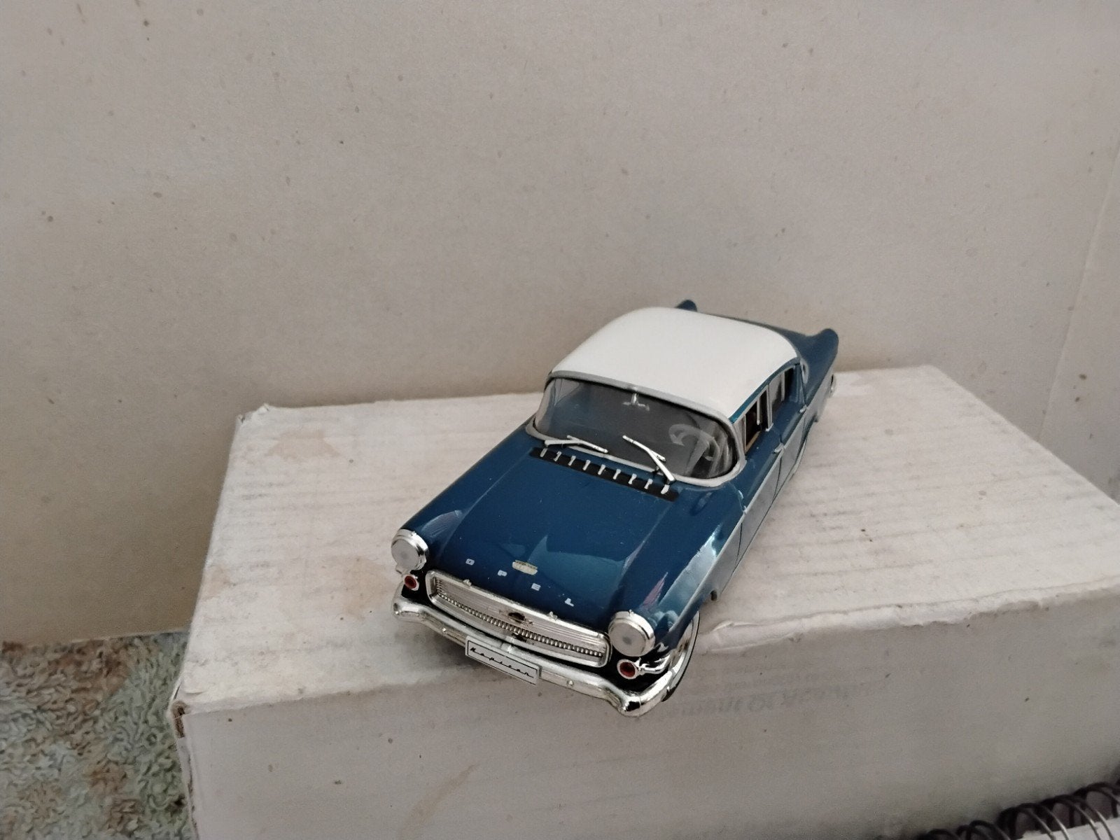 OPEL  KAPITEIN   1958  BLAUW  WIT, Ophalen of Verzenden