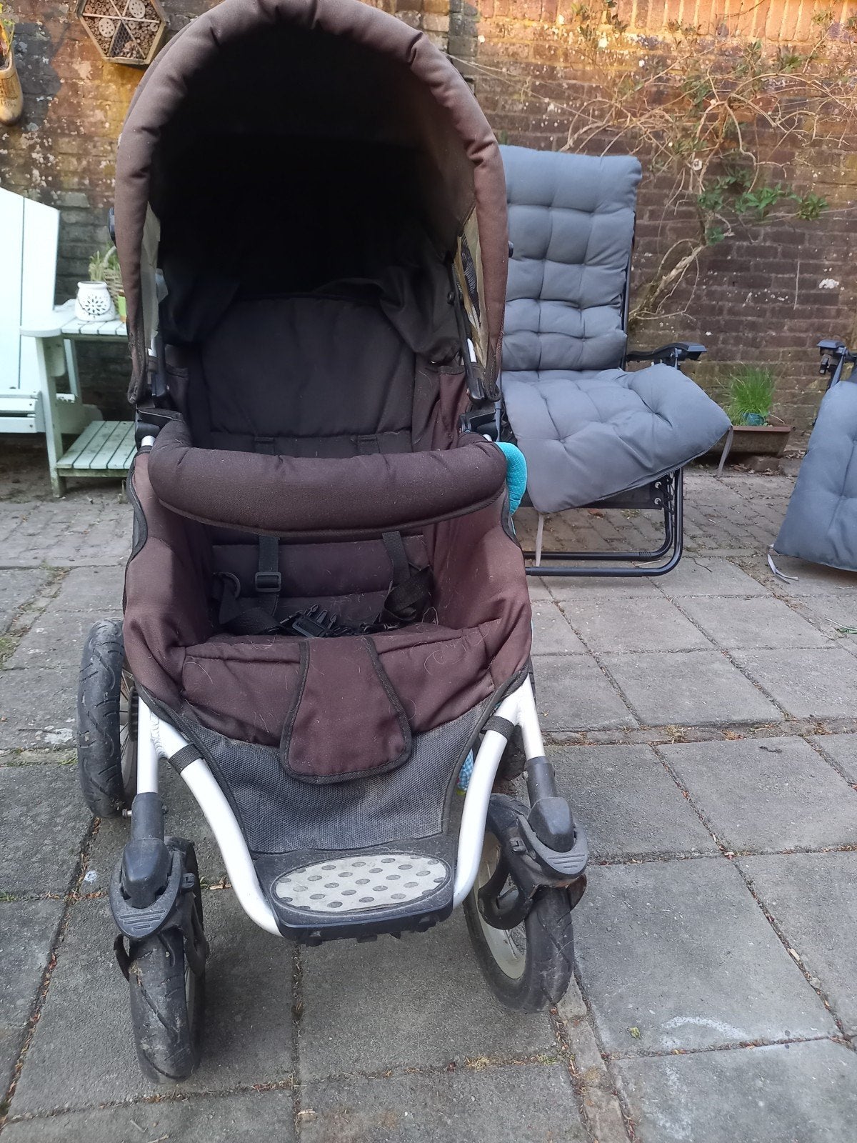 Mutsy Style-Combi kinderwagen met reiswieg en zitje, Kinderen en Baby's, Kinderwagens en Combinaties, Ophalen, Gebruikt, Mutsy